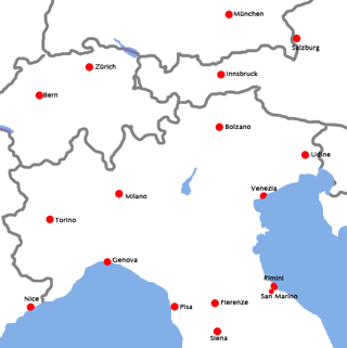 Karte der Tour
